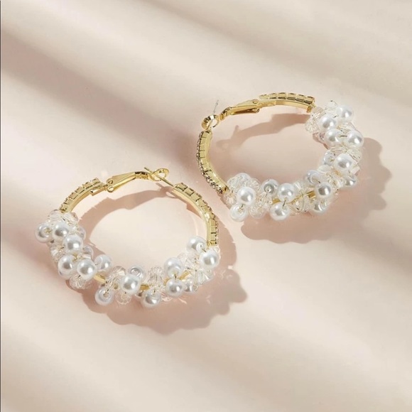 generic Jewelry - Faux Pearl Earrings